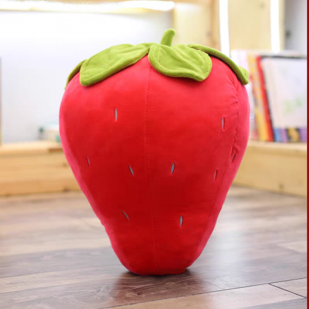 Strawberry Plush Pillow