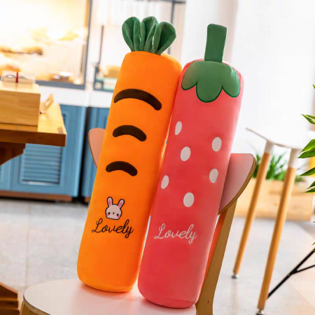 Long pillow in strawberry carrot long pillow sleeping pillow